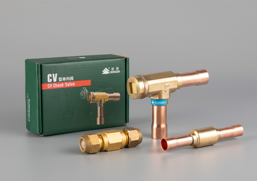 Refrigeration HONGSEN brass check valve one way flow